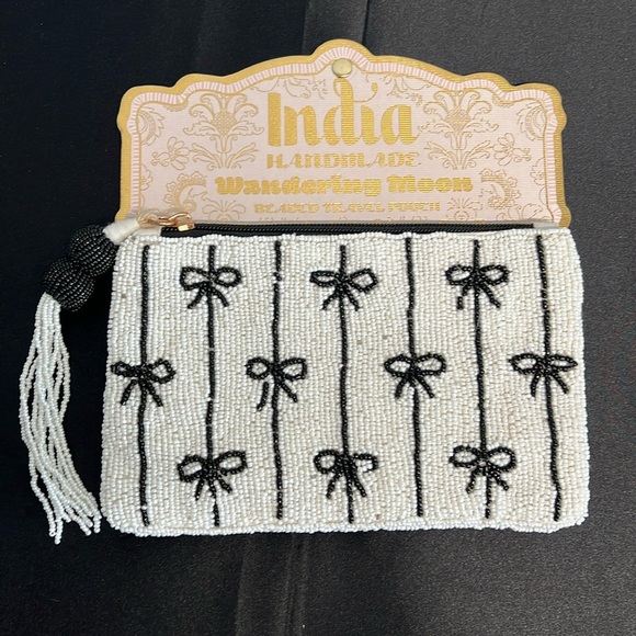 Wandering Moon | 🖤 Ribbon Beaded Bag - Picture 1 of 7
